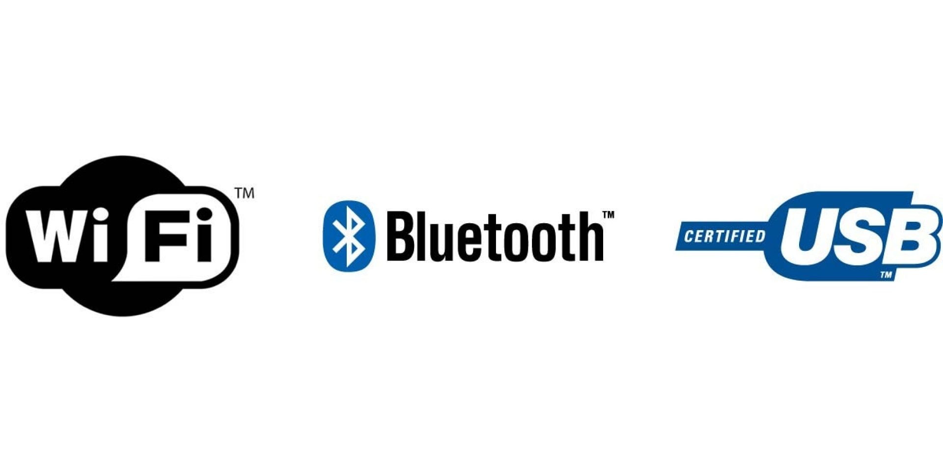 Bluetooth, USB and Wi-Fi