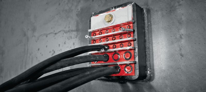 CFS-T 锚定板套件 锚定板套件可在运输框中固定电缆模块，并提升压力气密 产品应用 1