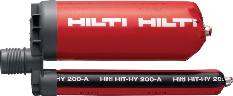 HIT-HY 200-A 化学锚固 超高性能注射型复合砂浆，经认证适用于钢筋连接和重型锚固