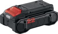 B 22-55 Nuron 电池 紧凑轻巧的 22V 锂电池，适用于使用 Nuron 电动工具的轻型工作