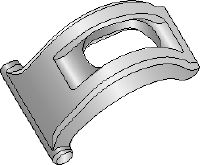 MQT 夹紧爪 夹紧爪，适用于紧固抗压槽钢至钢梁，无需钻孔或焊接