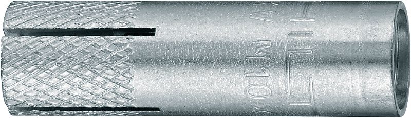 HKV 敲击式锚栓（公制） 公制标准尺寸的经济型手动安装敲击式锚固（无翻边）