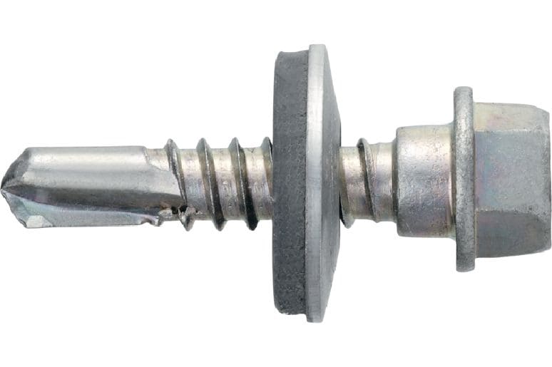 S-MD 53Z 自钻金属螺丝 含 16 mm 垫圈的自钻螺丝（镀锌碳钢），适用于中等厚度达 6 mm 的金属至金属的紧固