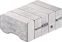 X-MC 8 钢材标记压印 尖锐尖端、宽型特殊字符，适用于在金属上压印识别标记