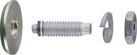 S-BT-EF HC HL 双头螺栓 螺纹旋入式双头螺栓（采用碳钢公制螺纹），适合在钢板上进行电连接，可用于轻度腐蚀环境，建议连接电缆的最大横截面为 120 mm² / AWG 4.0
