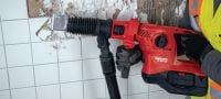 TE 30-22 充电式电锤 强劲的充电式 SDS Plus (TE-C) 电锤搭载主动减振和主动扭矩控制，适用于混凝土钻孔和凿铲（Nuron 电池平台） 产品应用 6
