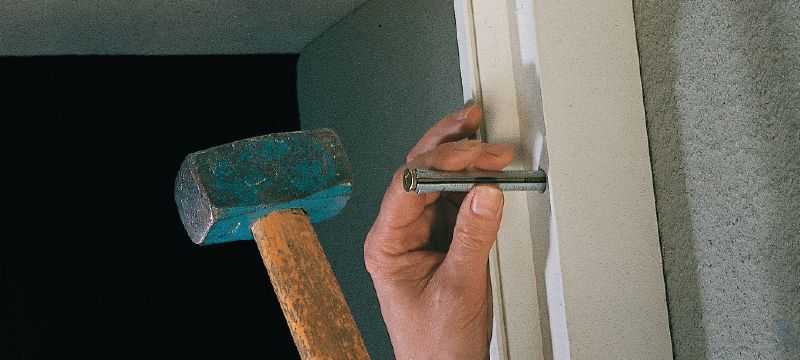 HT 经防火测试的门/窗锚栓 经济型防火金属锚，用于窗框和门框紧固 产品应用 1