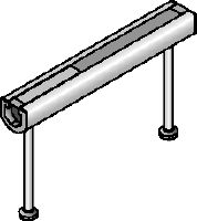 HAC-T 标准锚栓槽 锯齿型预埋锚栓槽，标准尺寸和长度，获得 3D 负荷所需的认证