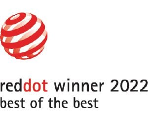                本产品得到红点设计奖－「红点至尊奖」。            