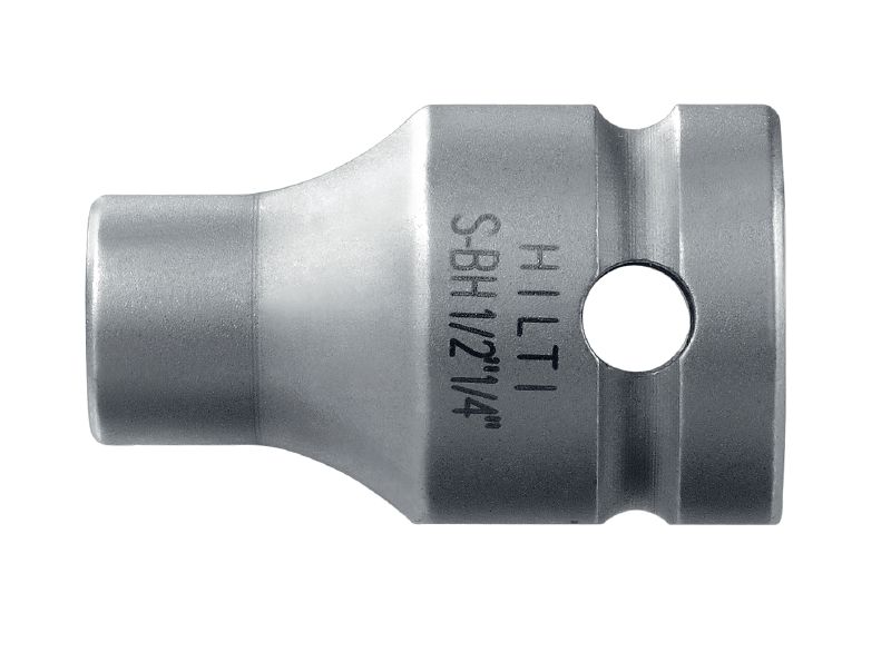 S-BH 钻头夹持器 钻头夹持器可拧紧钻头，也可将冲击扳钳转换为冲击钻孔机