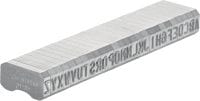 X-MC LS 5.6/6 钢材标记压印 圆形尖端、窄型文字和数字的字符，适用于在金属上压印识别标记