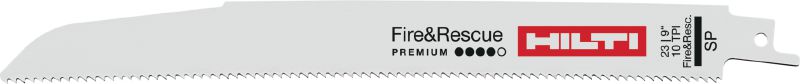 横切长锯刀片适用于消防和救援应用 优质的橫切长锯刀片适合消防与救援应用，以及非常重的金属切割使用