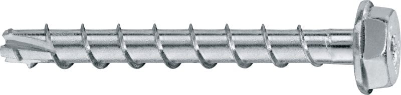 HUS3-H 6 混凝土螺旋锚 超高性能的螺旋锚，用于在混凝土中更快地进行永久性紧固（碳钢，六角头）
