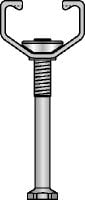 HAC-T 标准锚栓槽 锯齿型预埋锚栓槽，标准尺寸和长度，获得 3D 负荷所需的认证