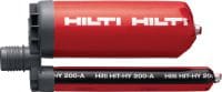 HIT-HY 200-A 化学锚固 超高性能注射型复合砂浆，经认证适用于钢筋连接和重型锚固